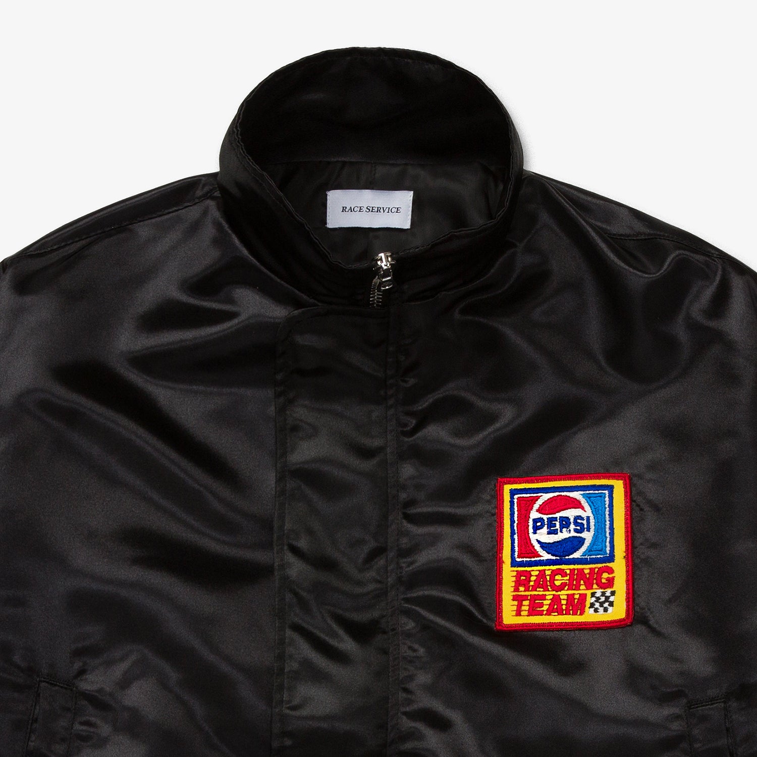 RS CREW CHIEF JACKET SATIN BLACK (ONE OF ONE VINTAGE PATCH)