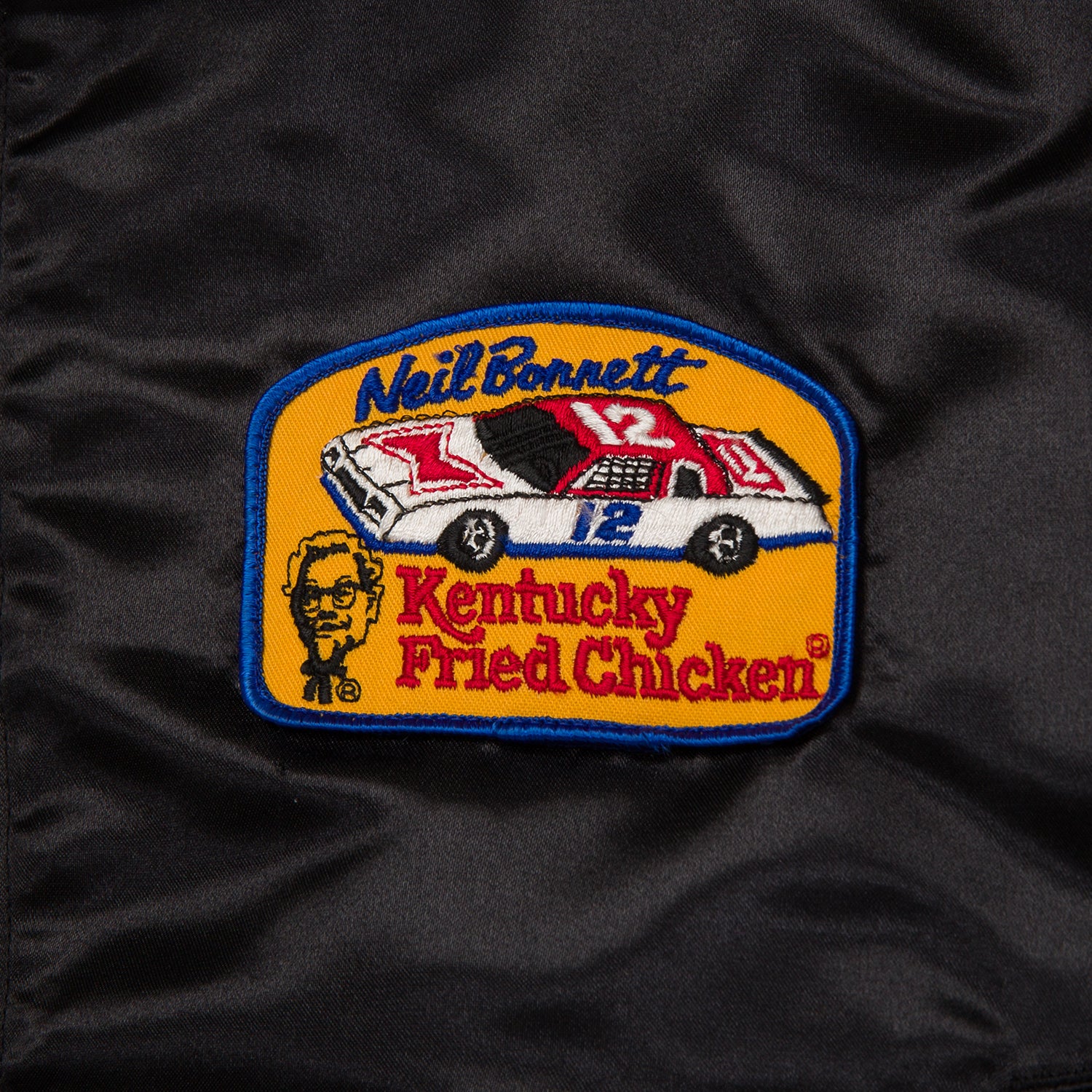 RS CREW CHIEF JACKET SATIN BLACK (ONE OF ONE VINTAGE PATCH)