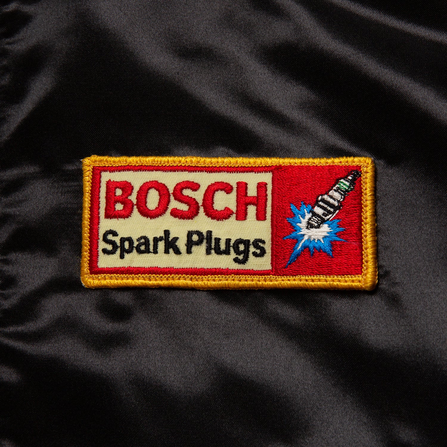 RS CREW CHIEF JACKET SATIN BLACK (ONE OF ONE VINTAGE PATCH)
