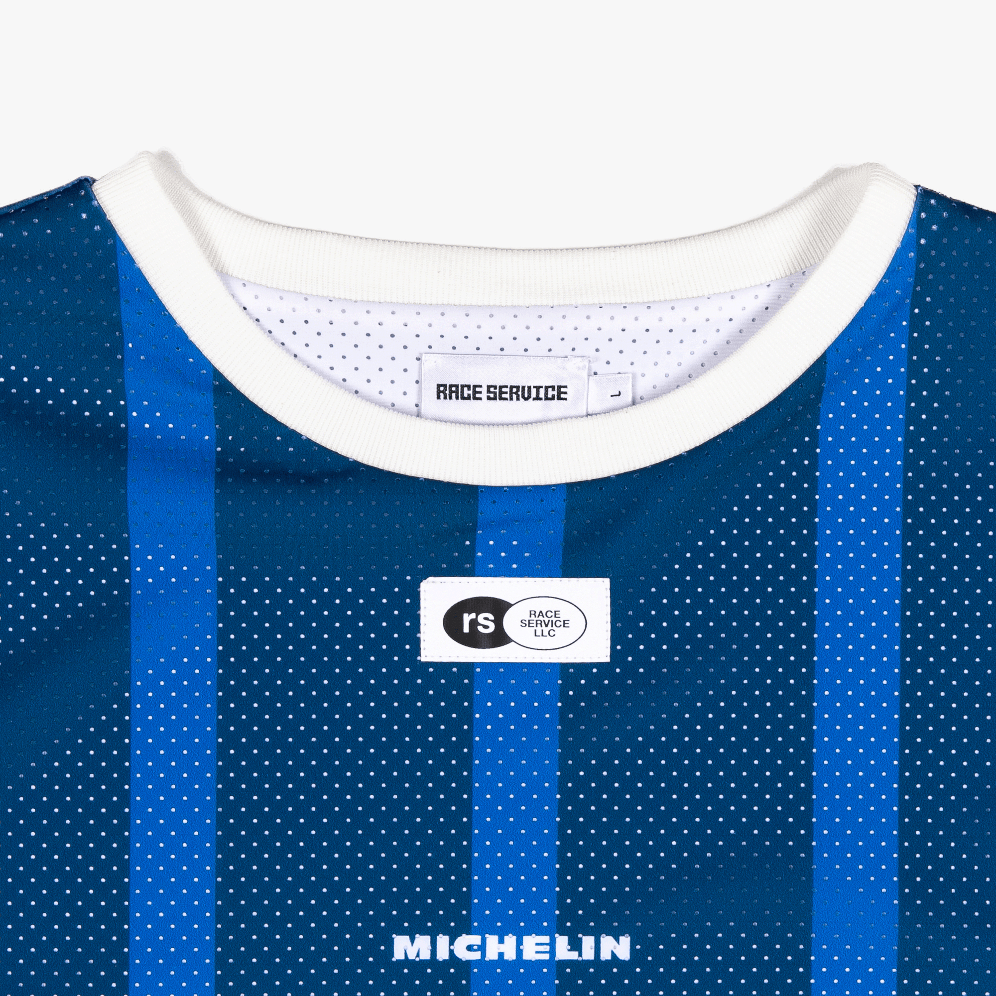 Race Service x Michelin 'Service de Course' Double Mesh Jersey, Royal Blue