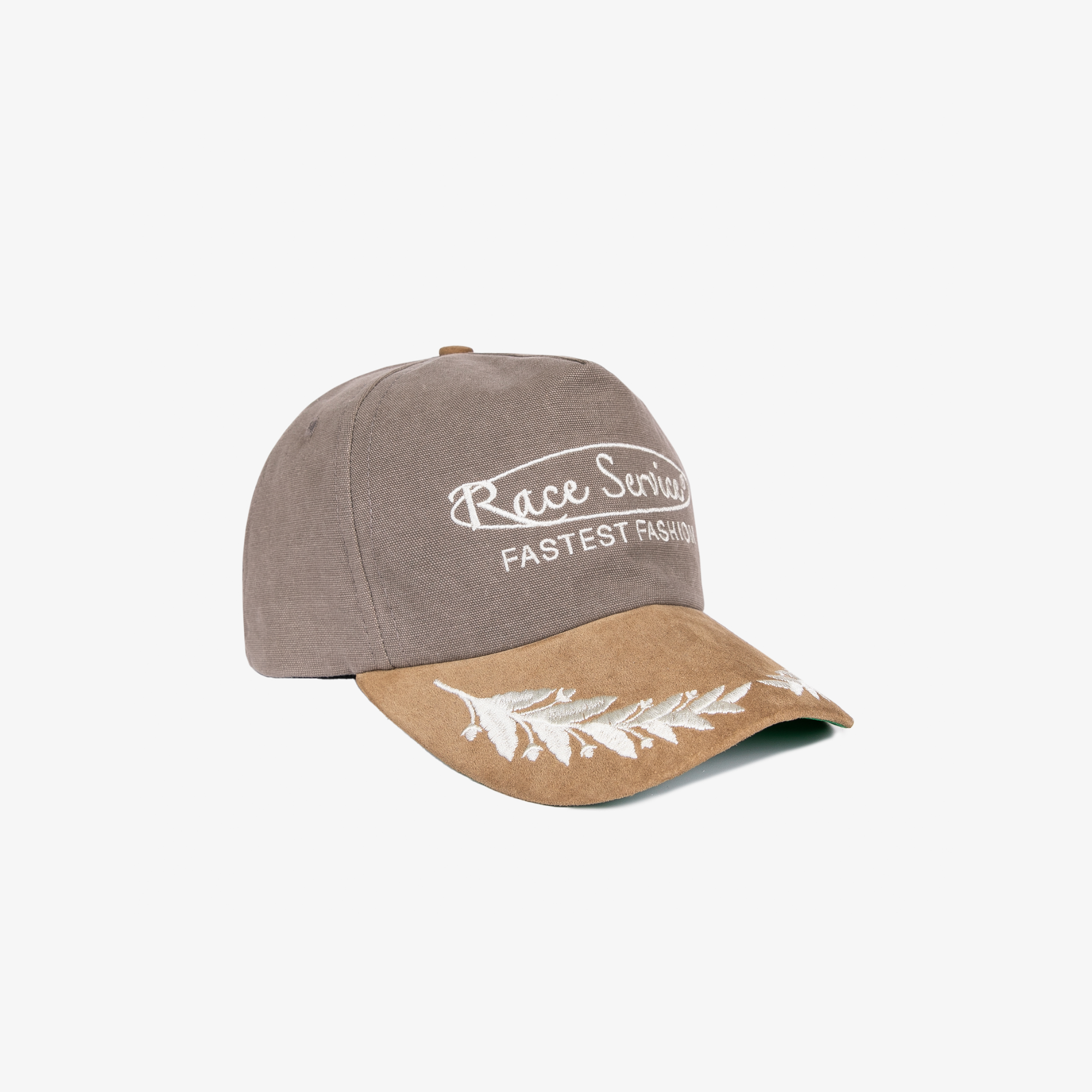 Race Service 'Fastest Fashion' Specator Hat, Tan Suede