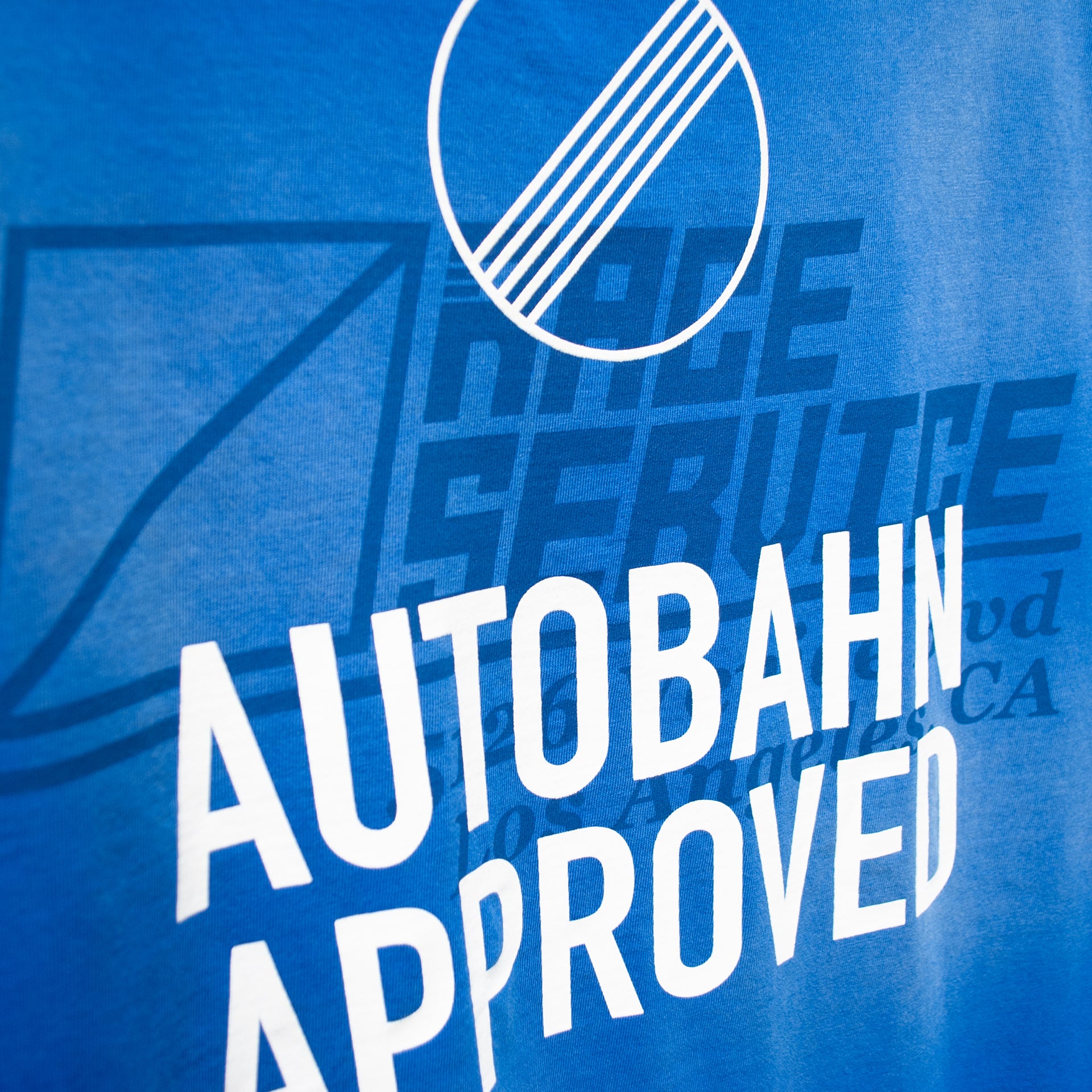 RS x AMG 'Autobahn Approved' T-Shirt, Blue