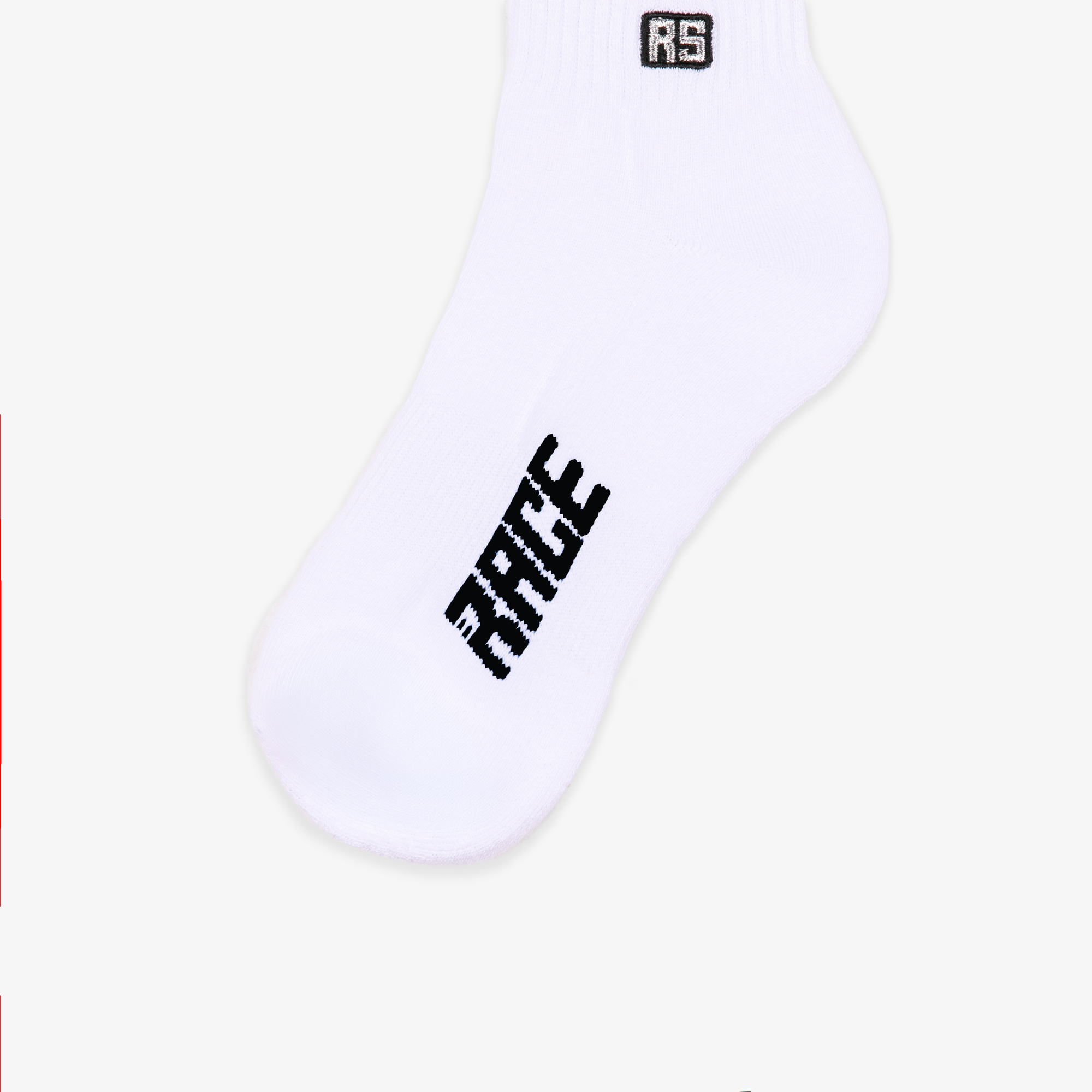 'Big Time Auto Racing' Socks, Black & White