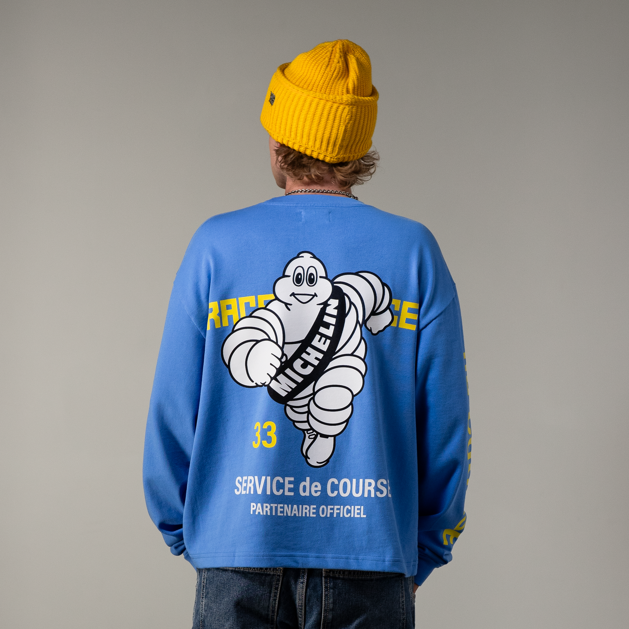 Race Service x Michelin 'Service de Course' Long Sleeve Tee