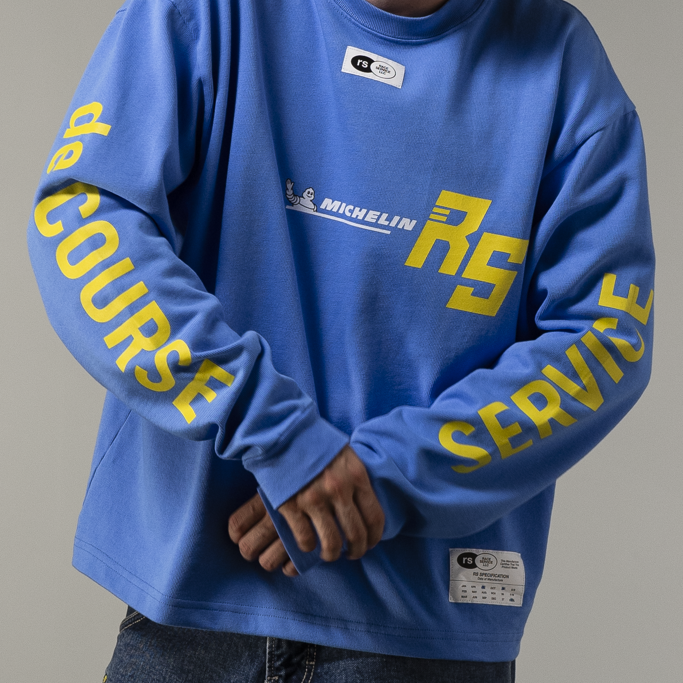 Race Service x Michelin 'Service de Course' Long Sleeve Tee