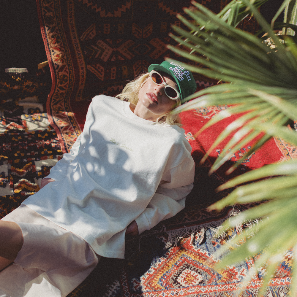 'Fastest Fashion' Long Sleeve, Vintage white