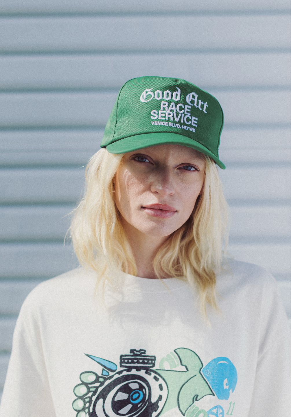 Race Service x Good Art x Up There Spectator Hat, Green
