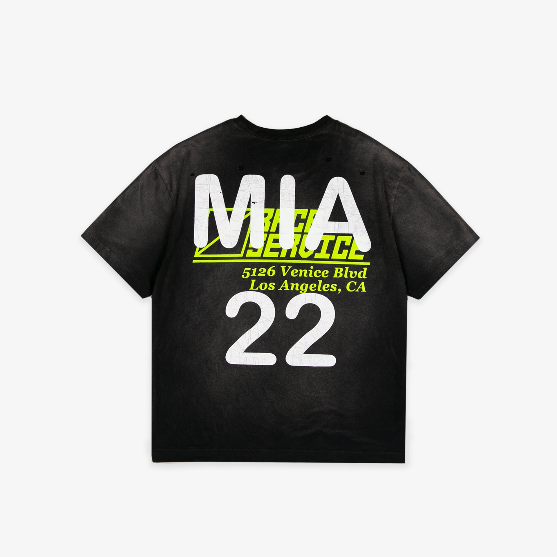 Race Service X South Florida Motorsport 'Refuse to Lose' Tee, Washed Black