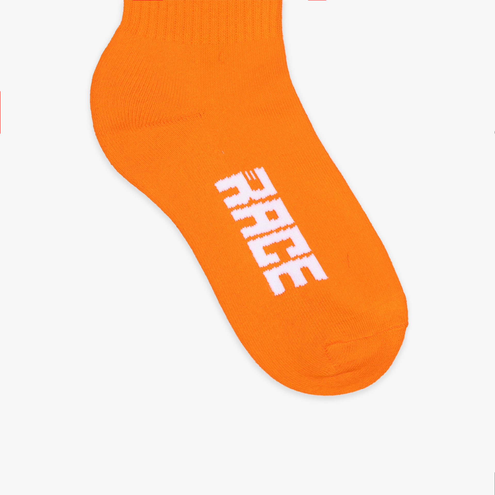 Race Service 'Fastest Fashion' Cotton Socks, Orange