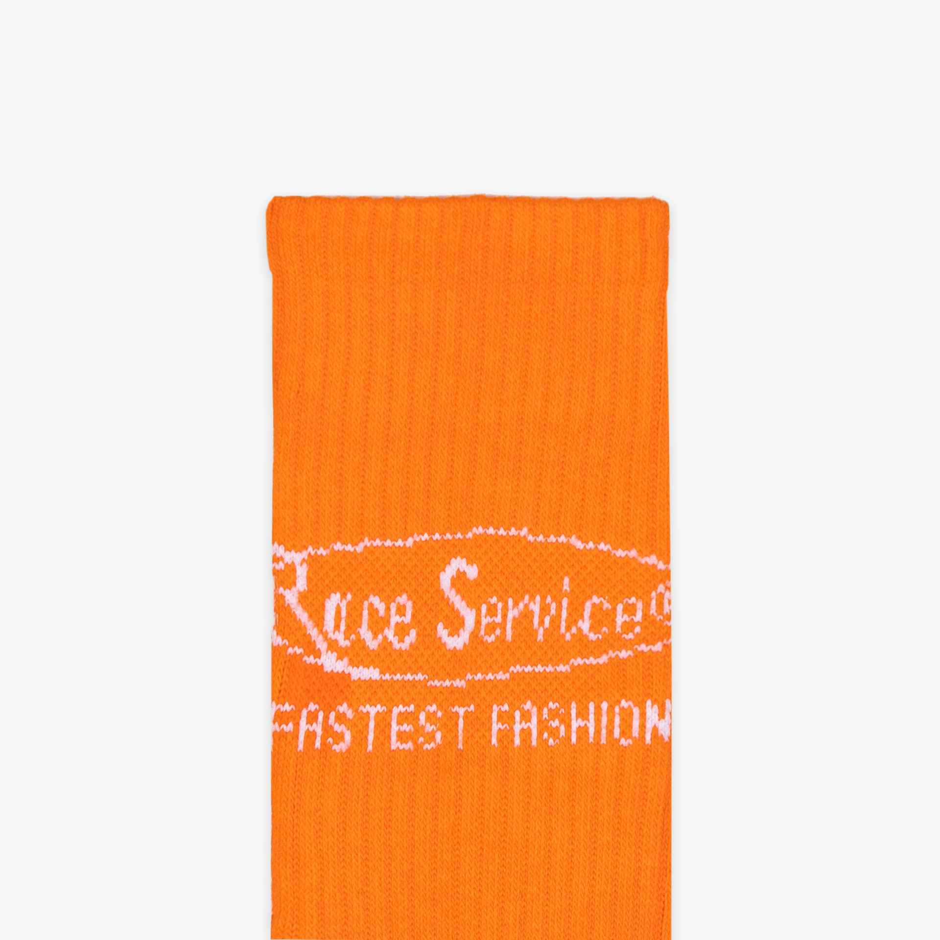 Race Service 'Fastest Fashion' Cotton Socks, Orange