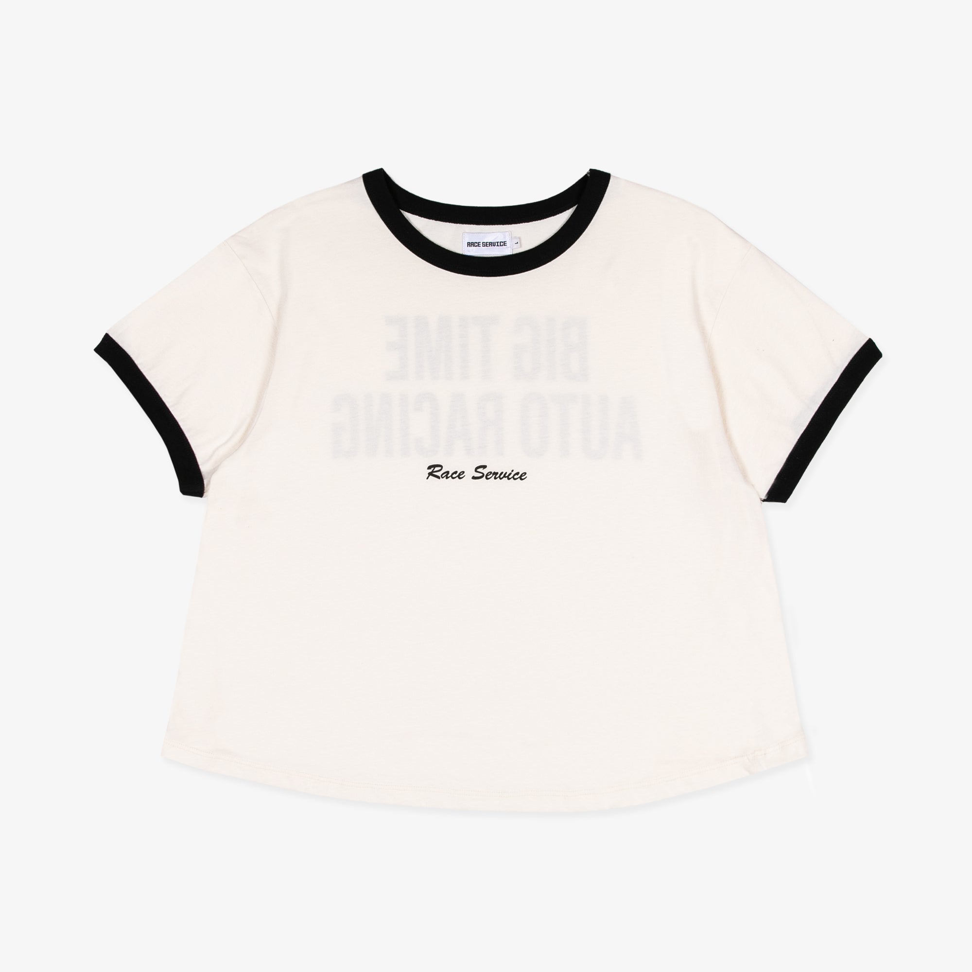 'Big Time Auto Racing' Cropped Tee