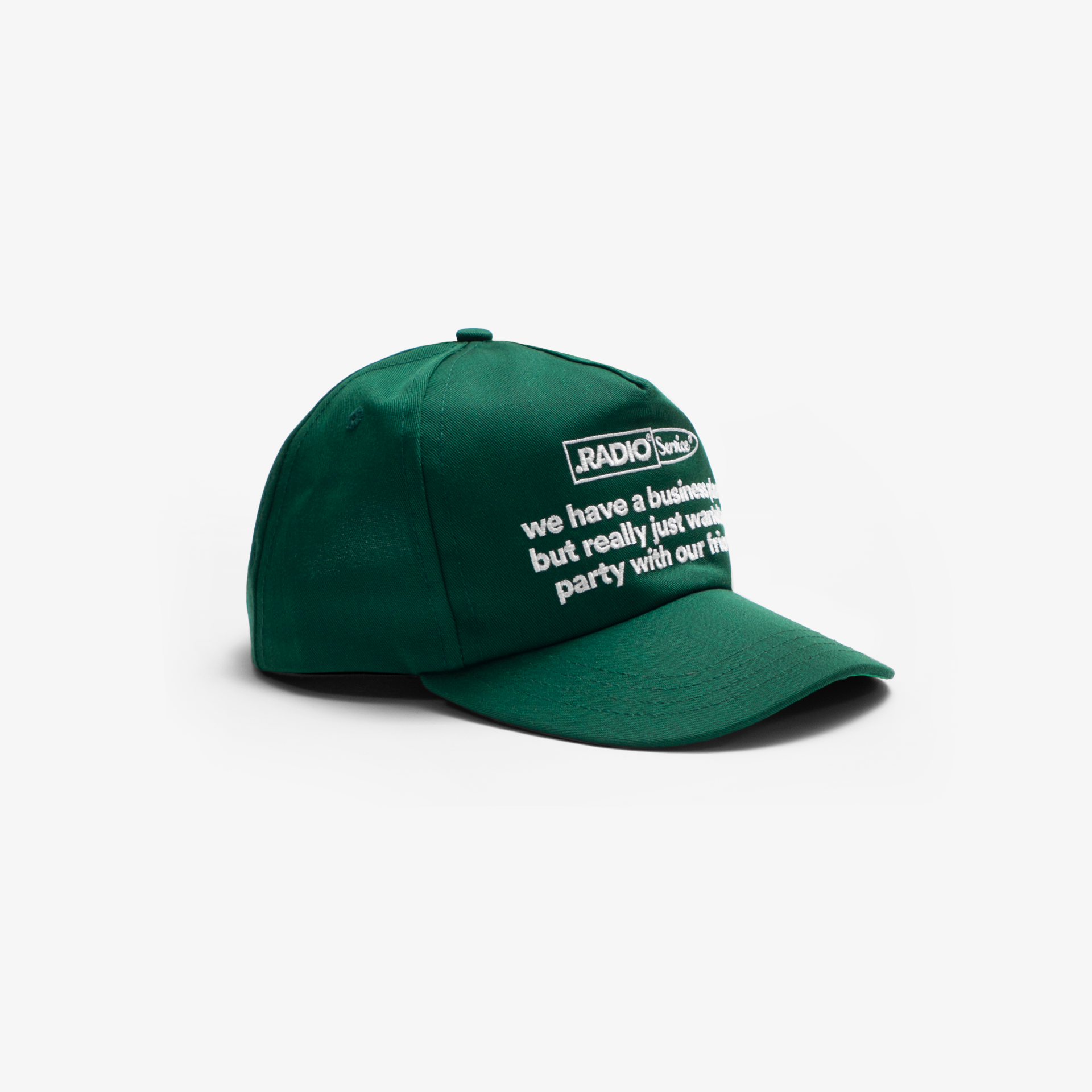 AM.RADIO x Race Service '.RADIO Service' Spectator Hat, Green