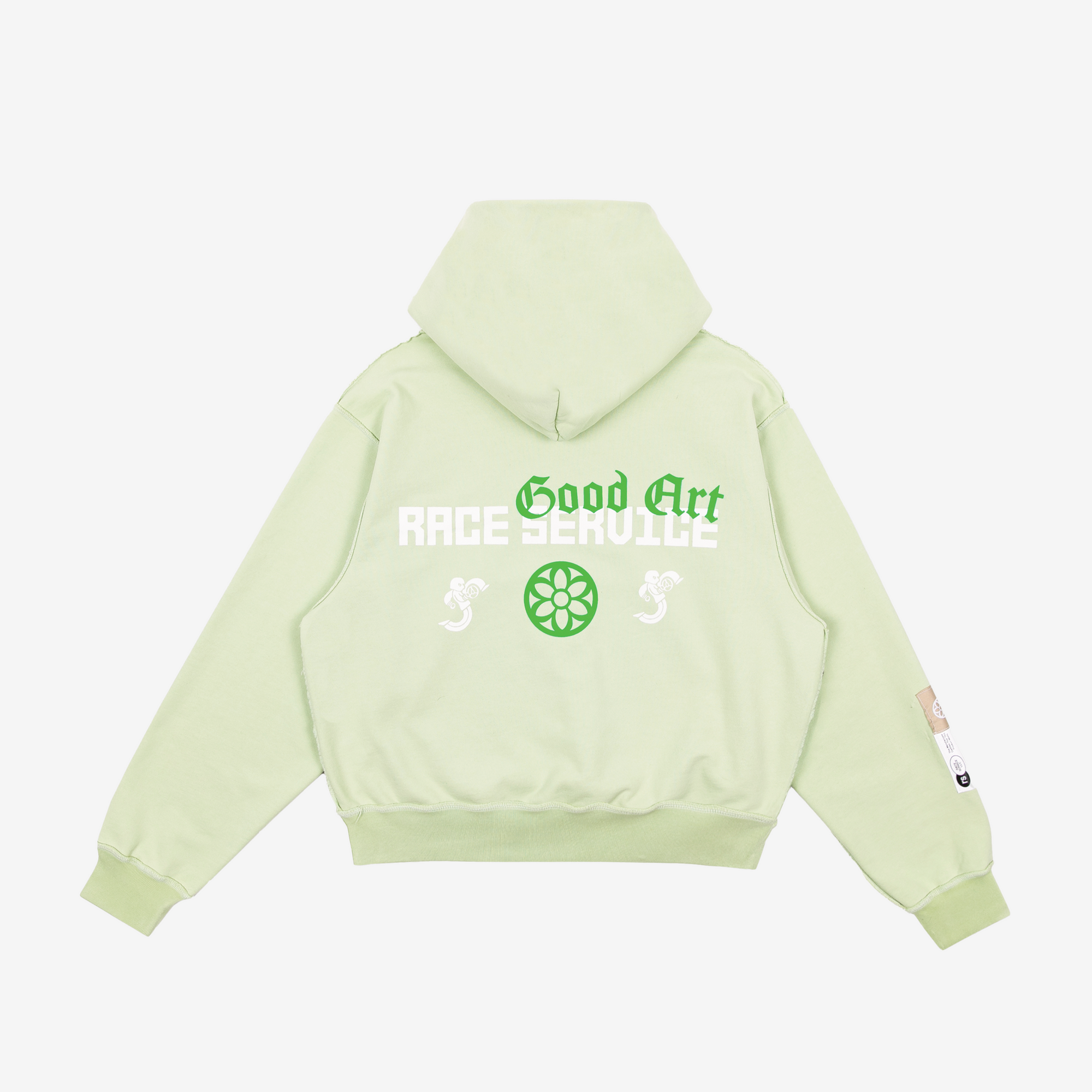 Race Service x Good Art Hoodie, Pandan Green