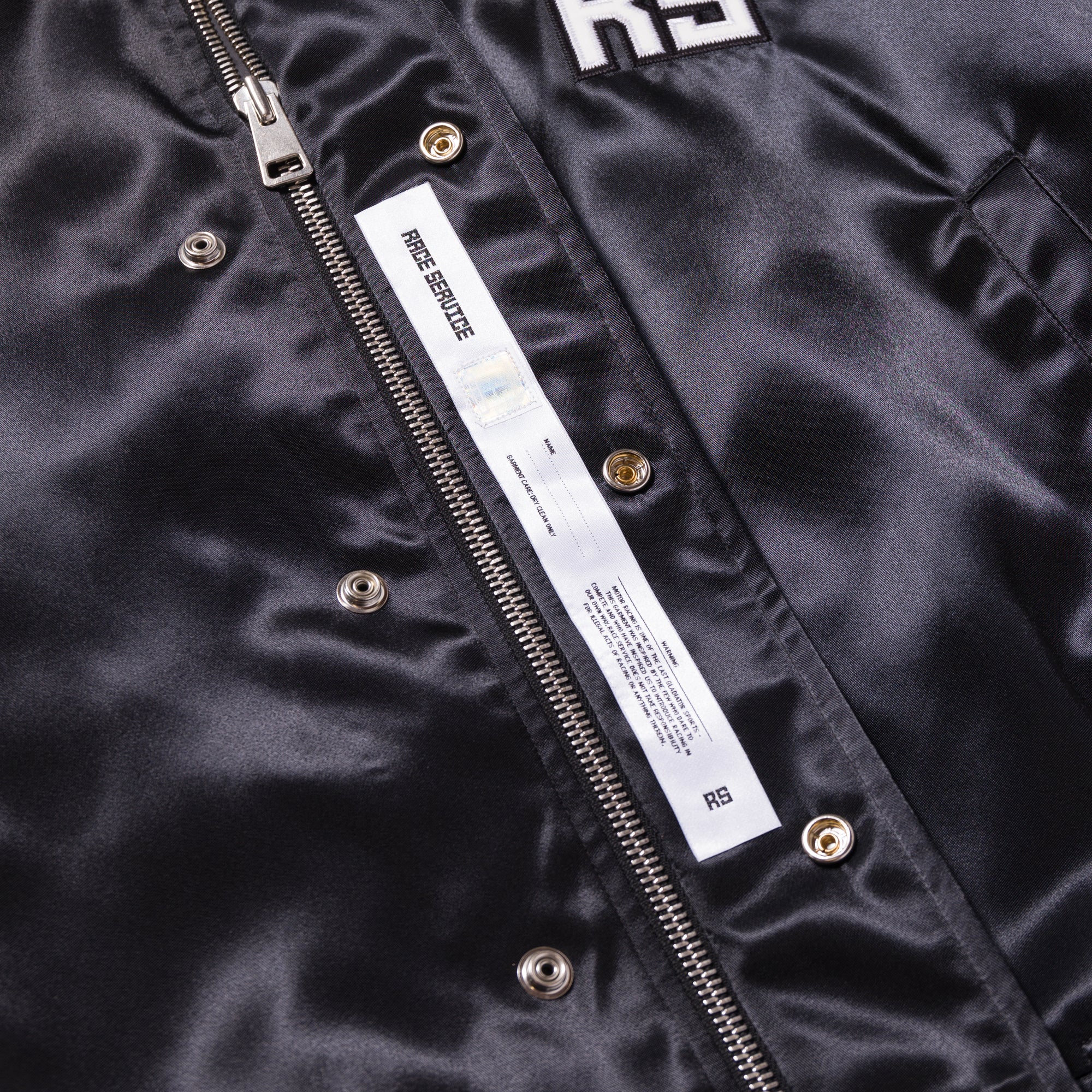 BLACK CREW CHIEF JACKET MADE IN ITALY