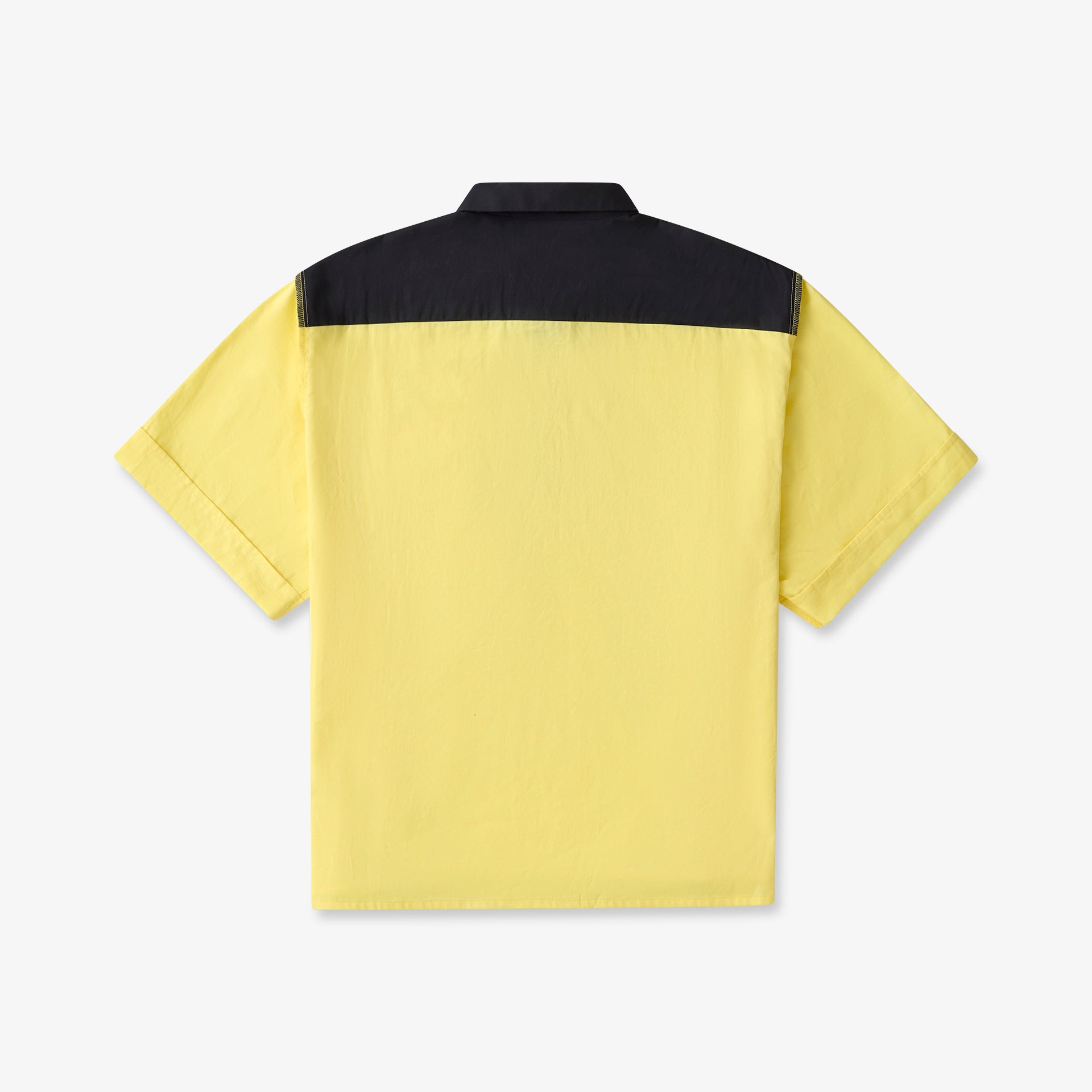 Race Service x Michelin 'Smiley Bib' Zip-Up Shirt, Yellow & Black