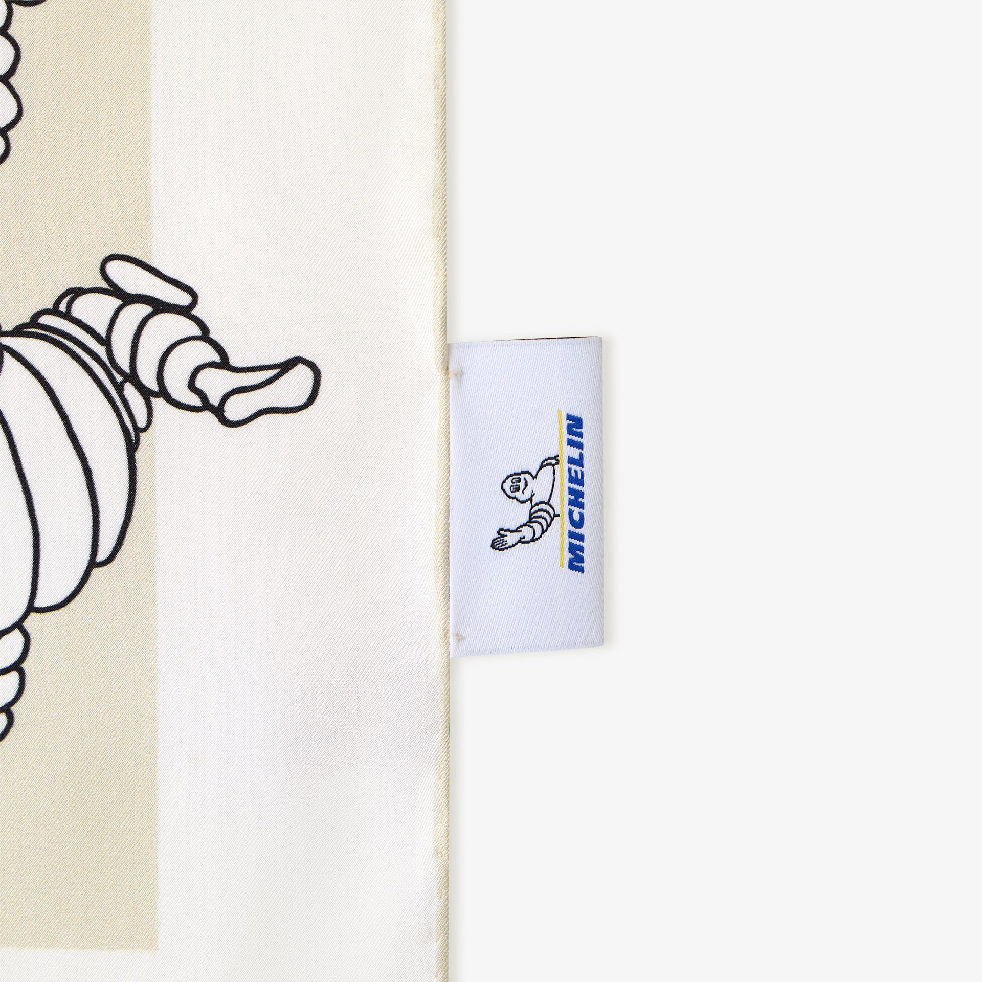 Race Service X Michelin Cream Silk Scarf