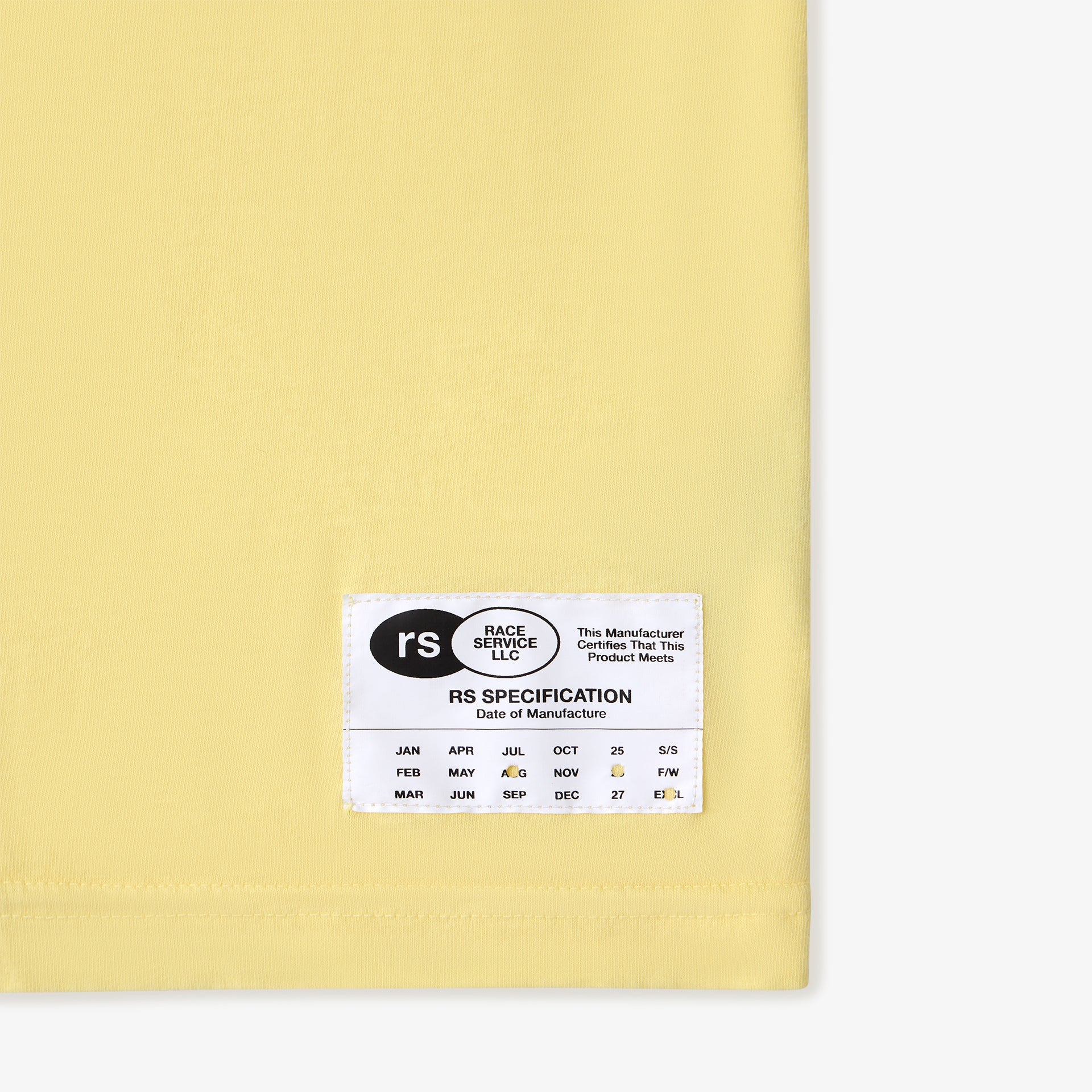 Race Service x Michelin 'Dancing Bib' Short Sleeve Tee, Minion Yellow