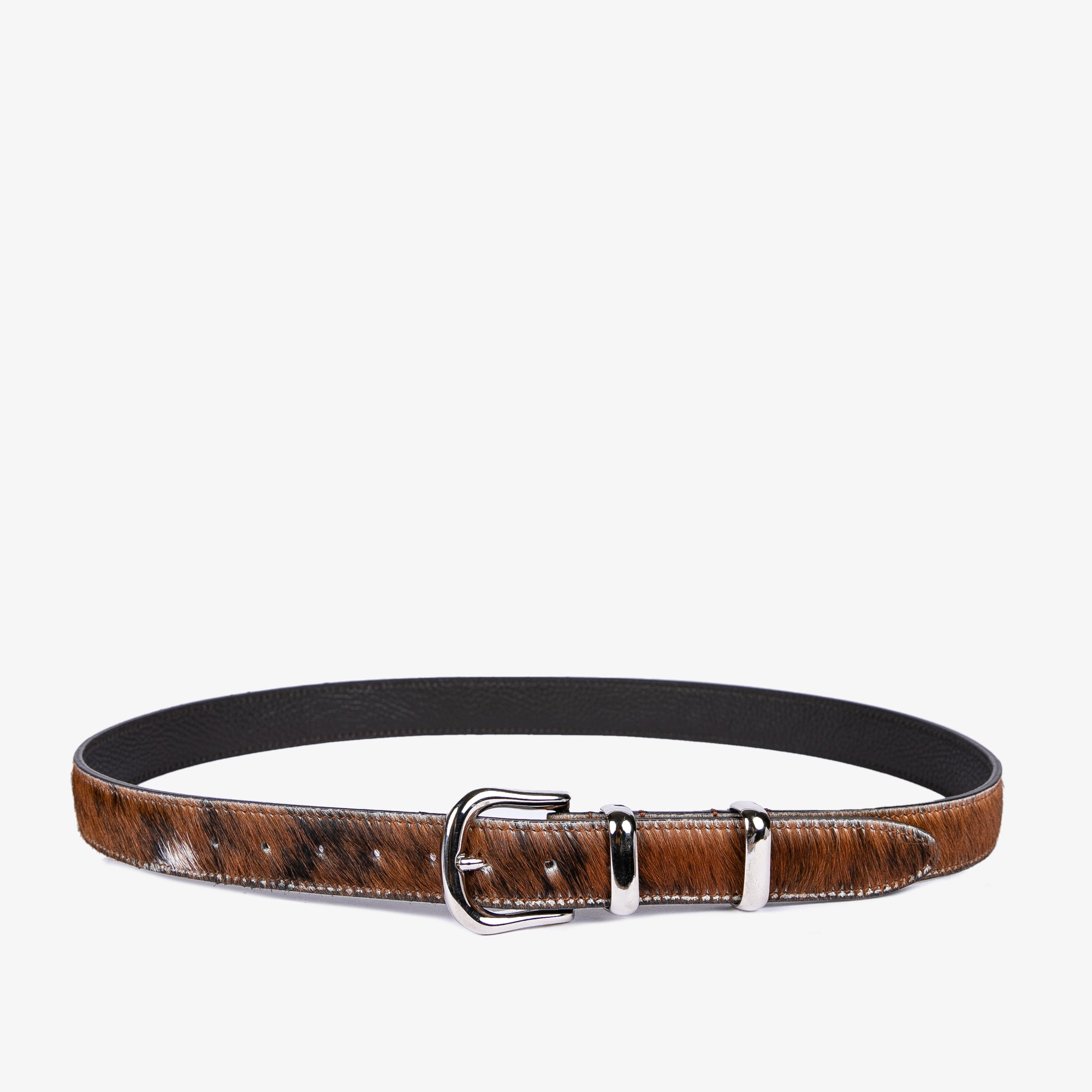 Race Service Signature Cow Hide Belt