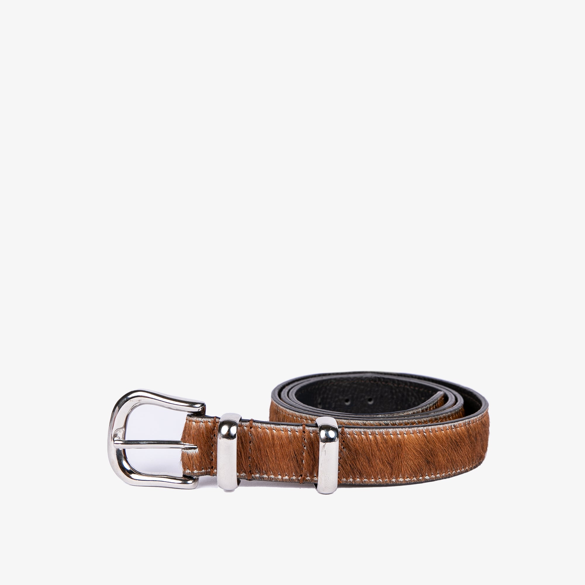 Race Service Signature Cow Hide Belt