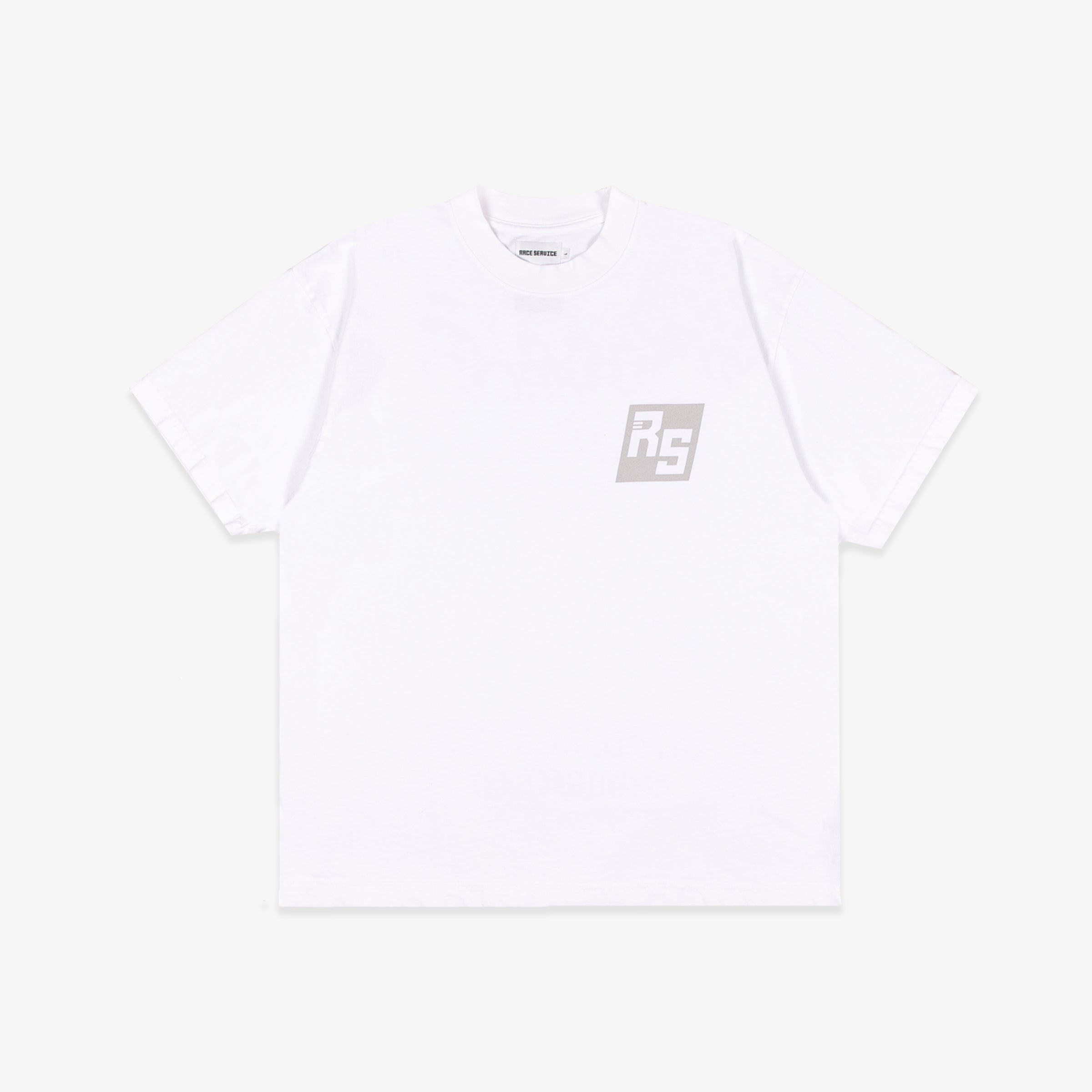 Race Service x Good Art 'Good/Service' T-Shirt, White, Grey, Pink