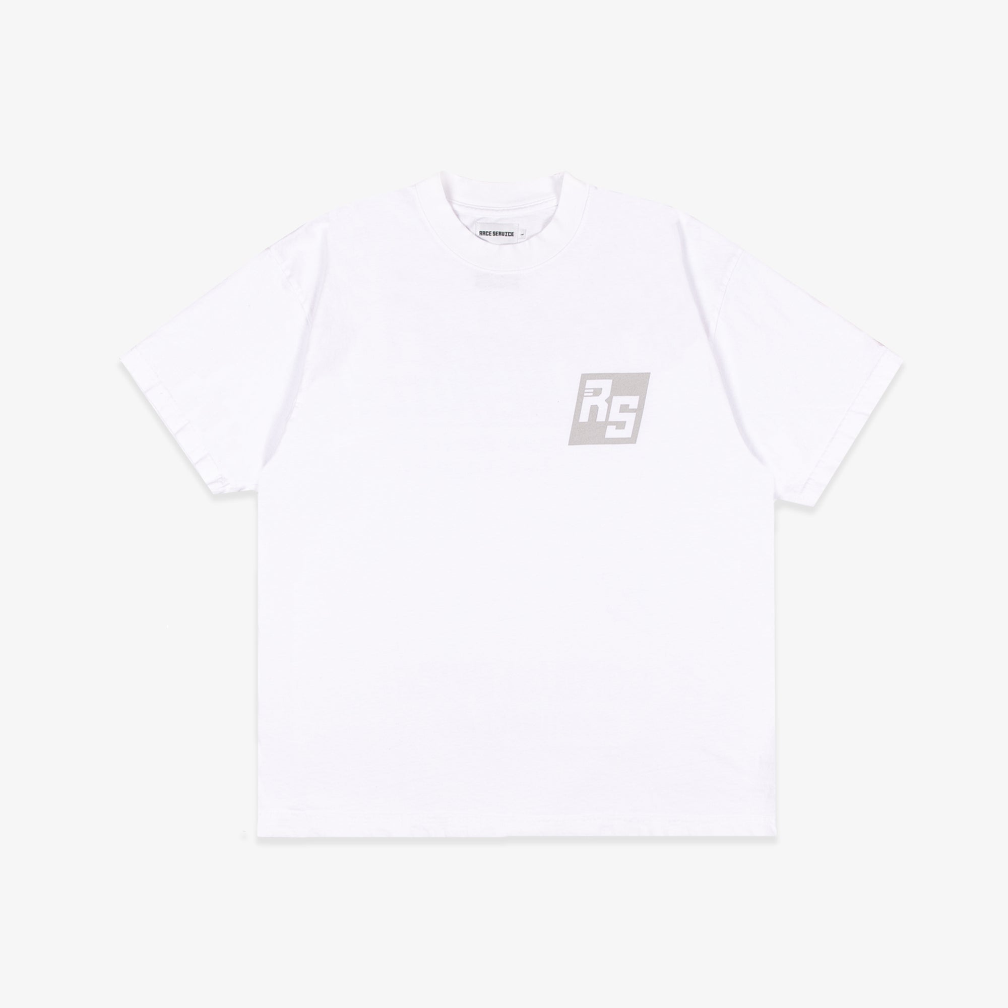 Race Service x Good Art 'Good/Service' T-Shirt, White, Grey, Pink
