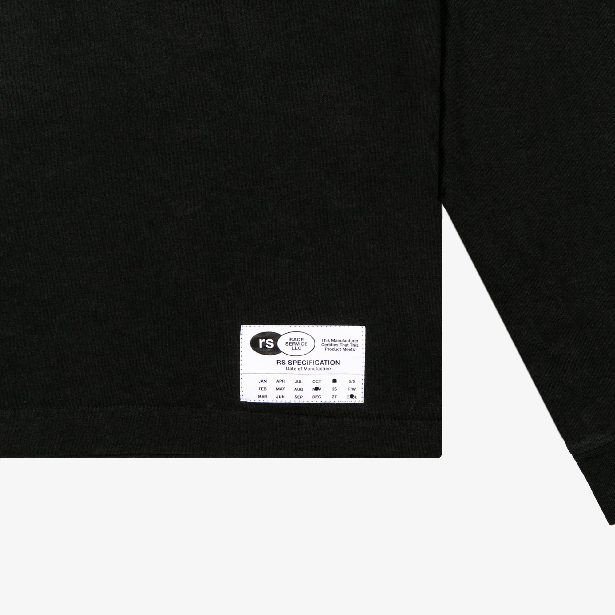 Race Service x Good Art 'Infinite Possibilities' Long Sleeve Tee, Black, White, Pink