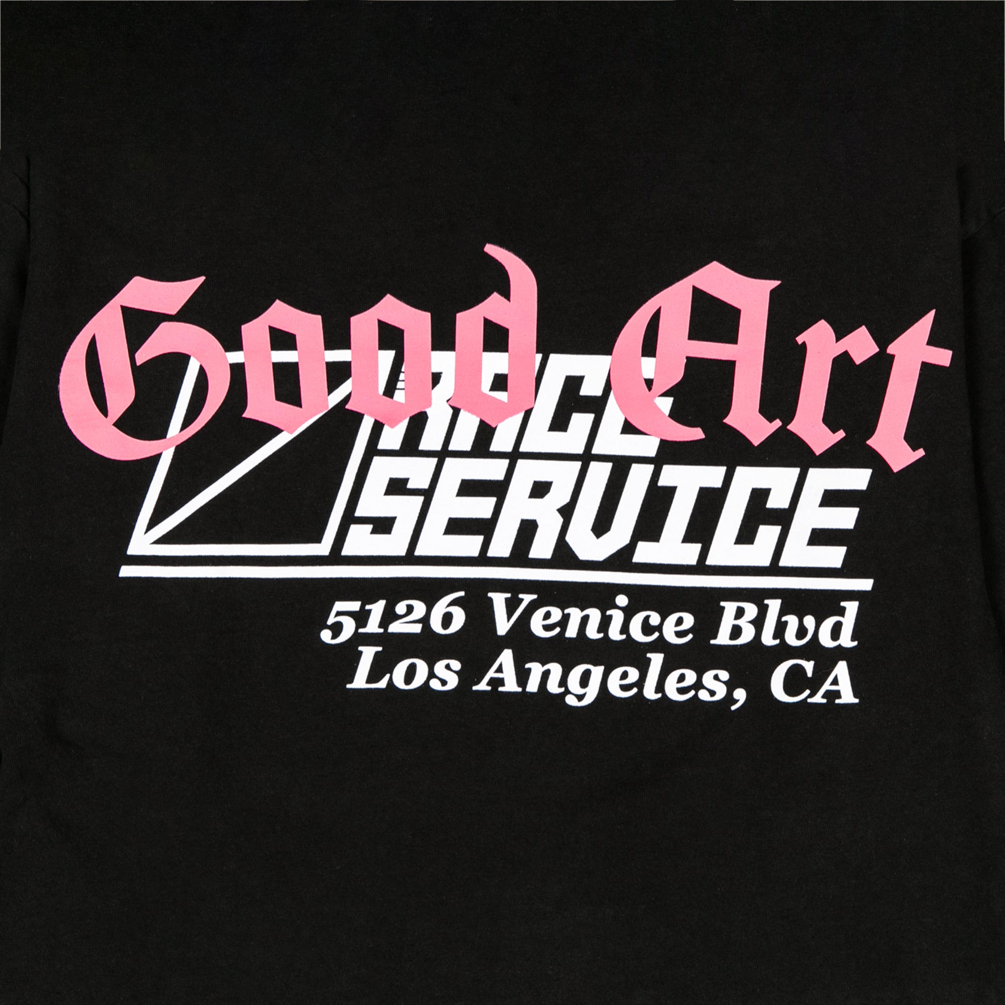 Race Service x Good Art 'Infinite Possibilities' Long Sleeve Tee, Black, White, Pink