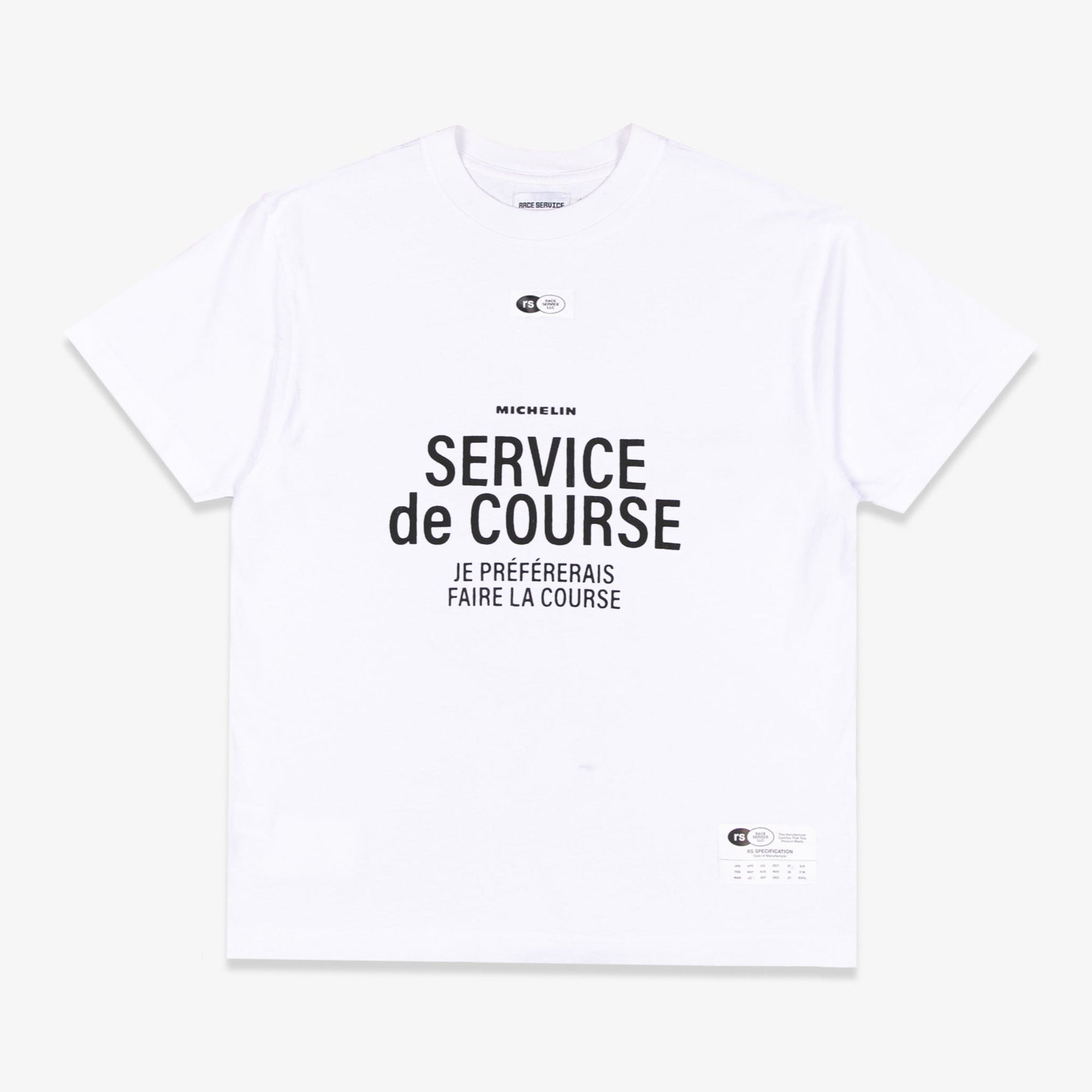 Race Service x Michelin 'Service de Course' Tee