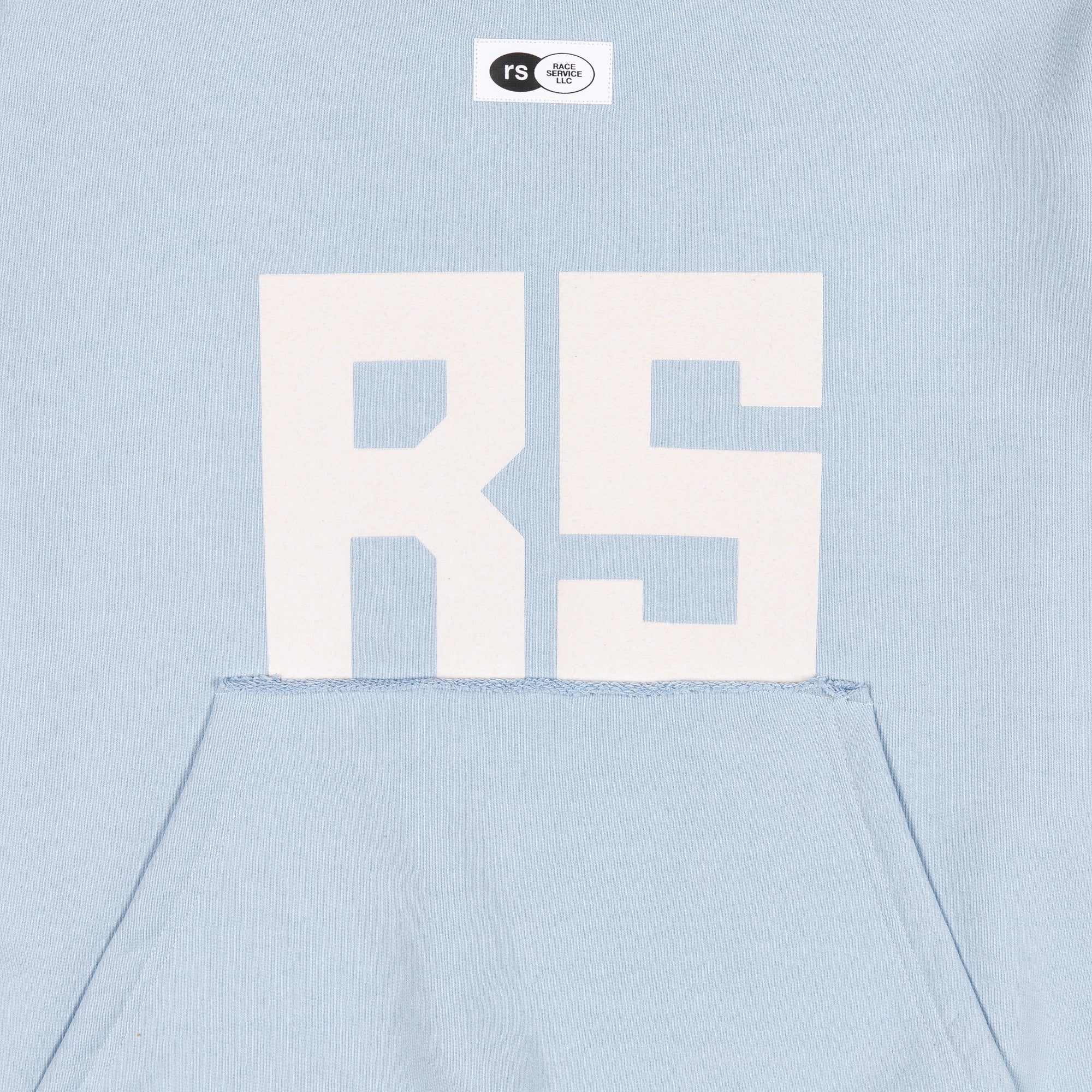 RS "SHORT TRACK" HOODIE, POWDER BLUE