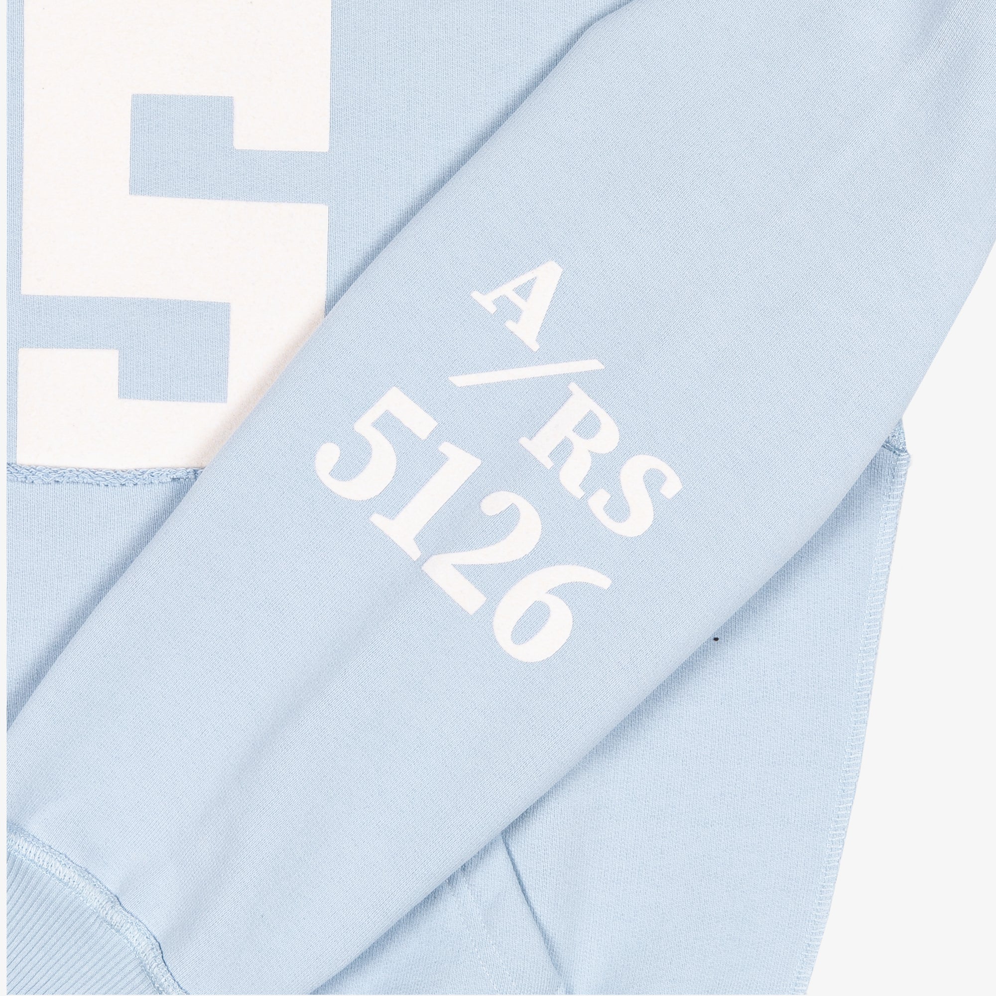 RS "SHORT TRACK" HOODIE, POWDER BLUE