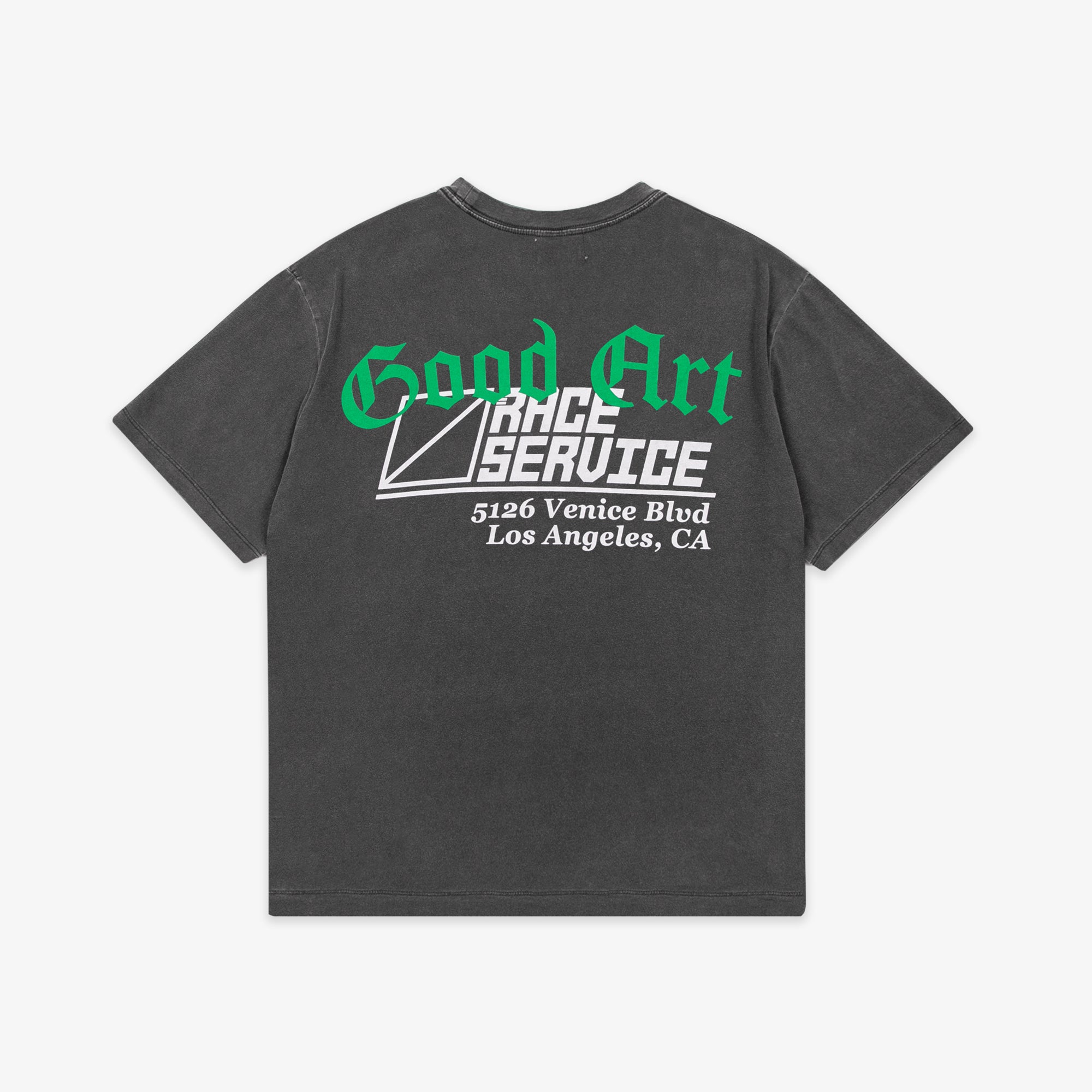 Race Service x Good Art x Up There Classic Shop T-Shirt, Vintage black