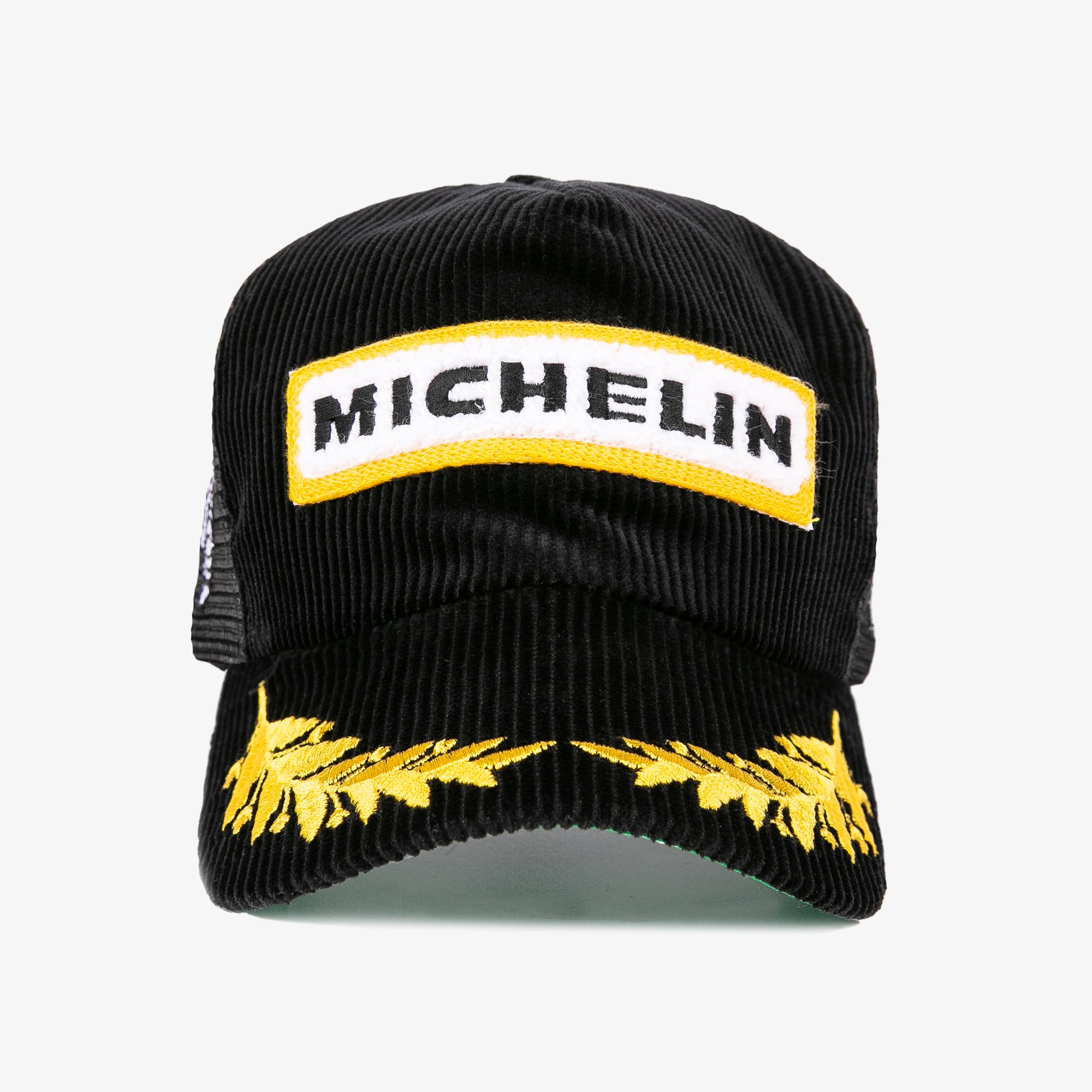 Race Service x Michelin Chenille Patch Spectator Hat, Corduroy Black
