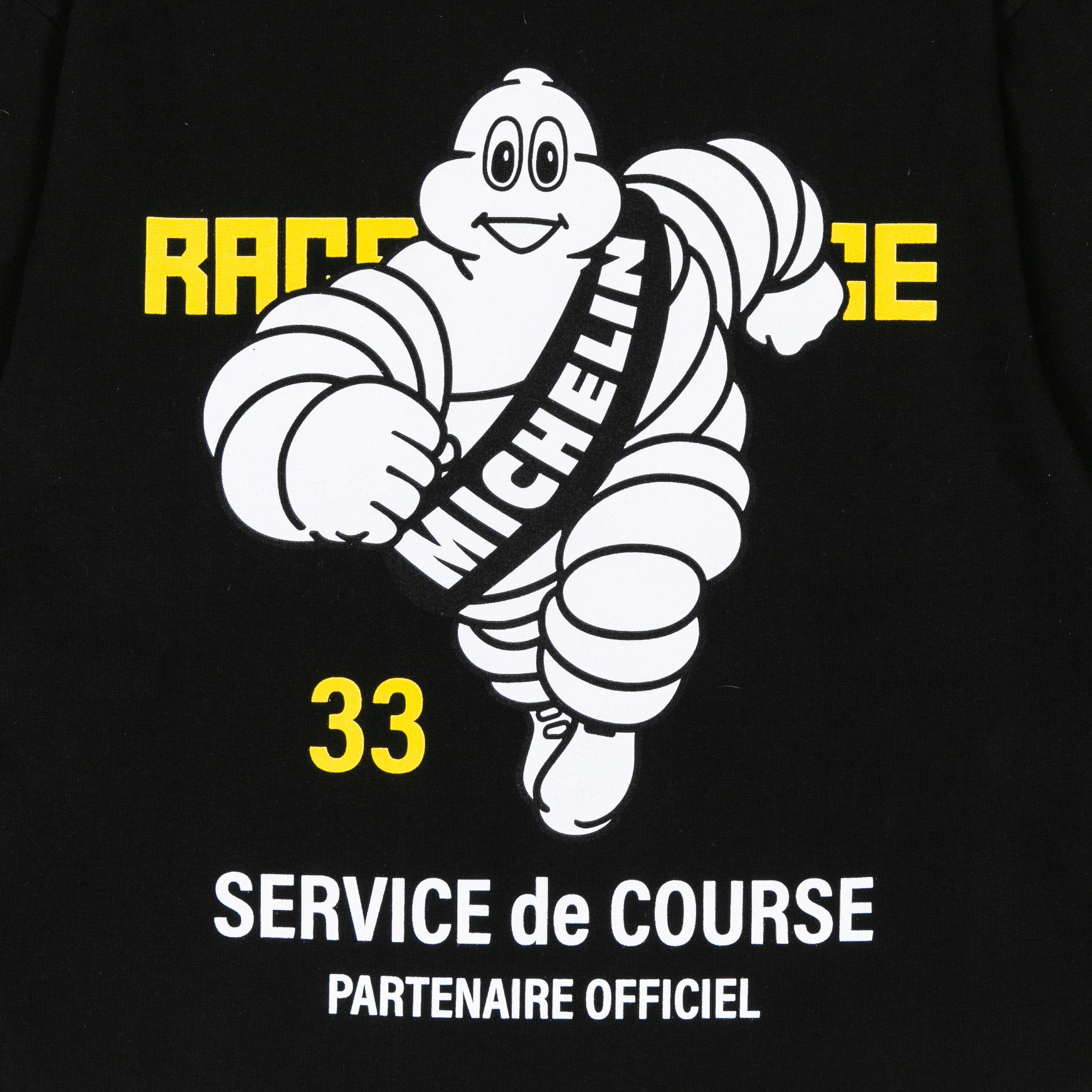 Race Service x Michelin 'Service de Course' Long Sleeve Tee, Black
