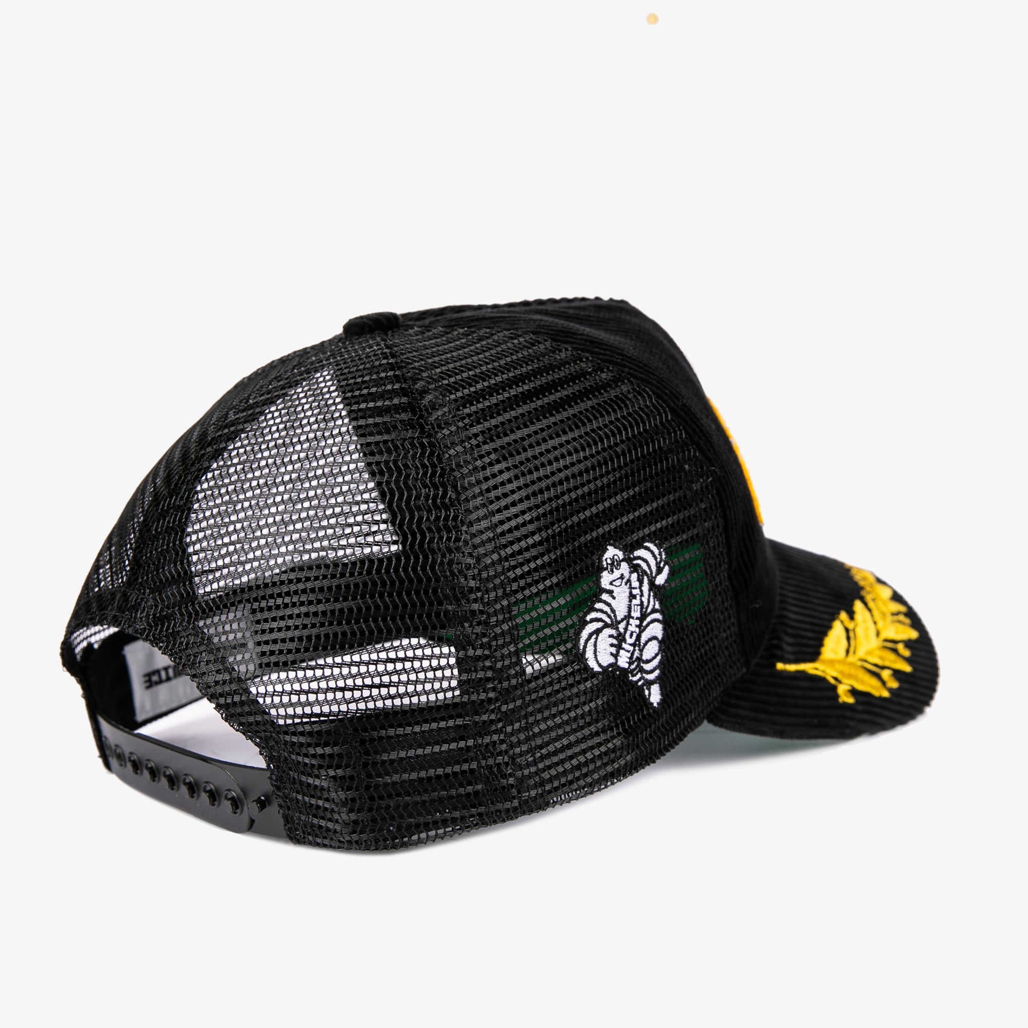 Race Service x Michelin Chenille Patch Spectator Hat, Corduroy Black