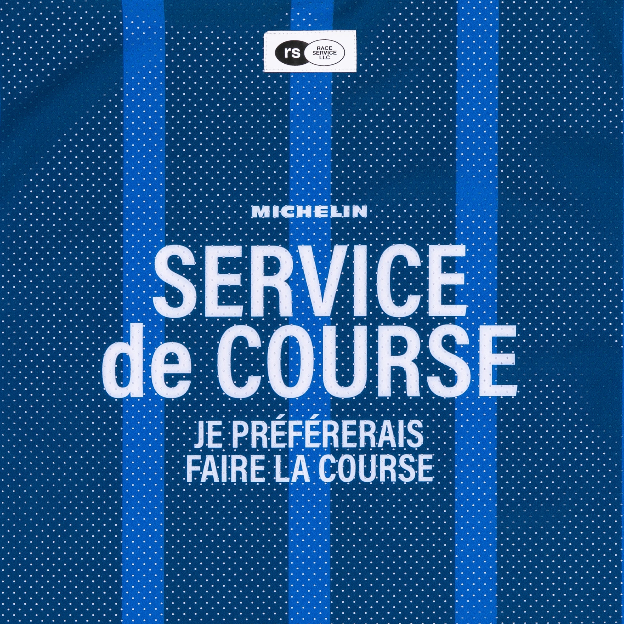 Race Service x Michelin 'Service de Course' Double Mesh Jersey, Royal Blue