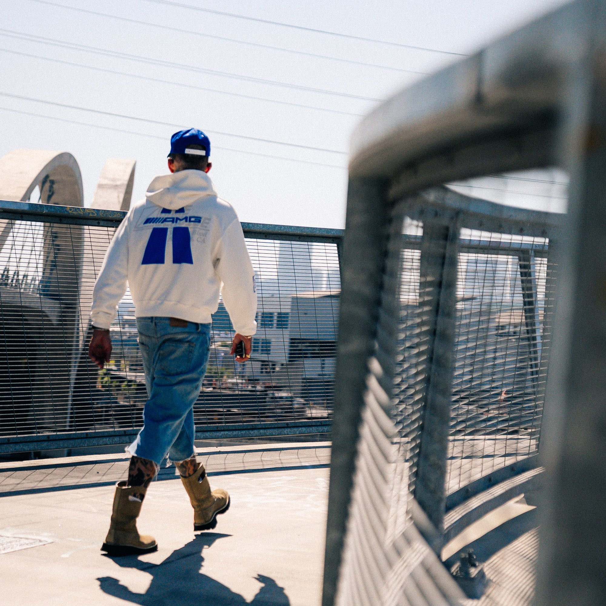 RS x AMG 'Autobahn Approved' Hoodie, White