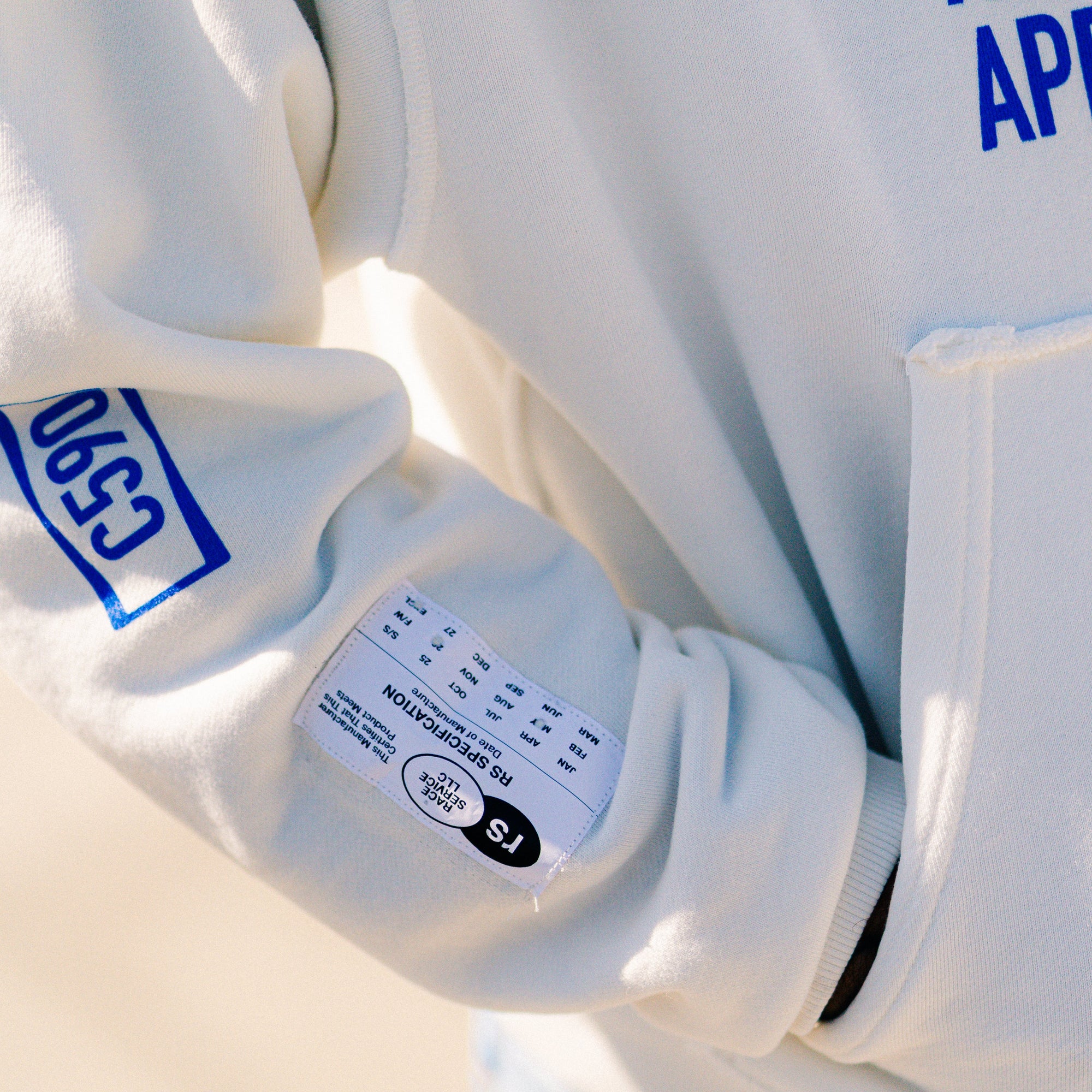 RS x AMG 'Autobahn Approved' Hoodie, White