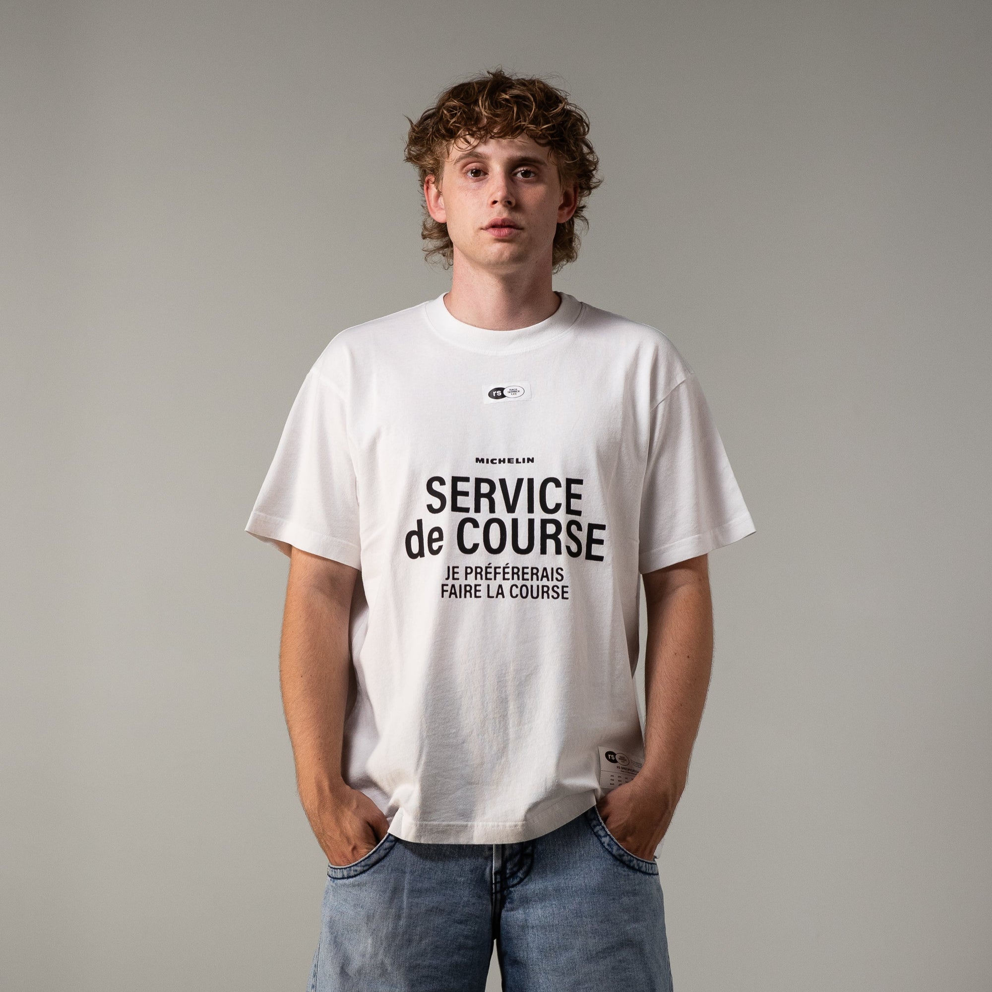 Race Service x Michelin 'Service de Course' Tee