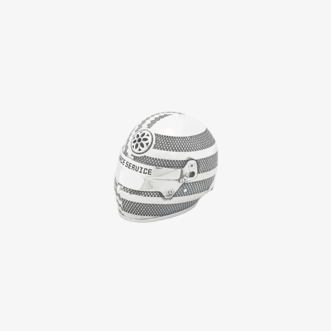Race Service x Good Art Helmet | Linear Distortion