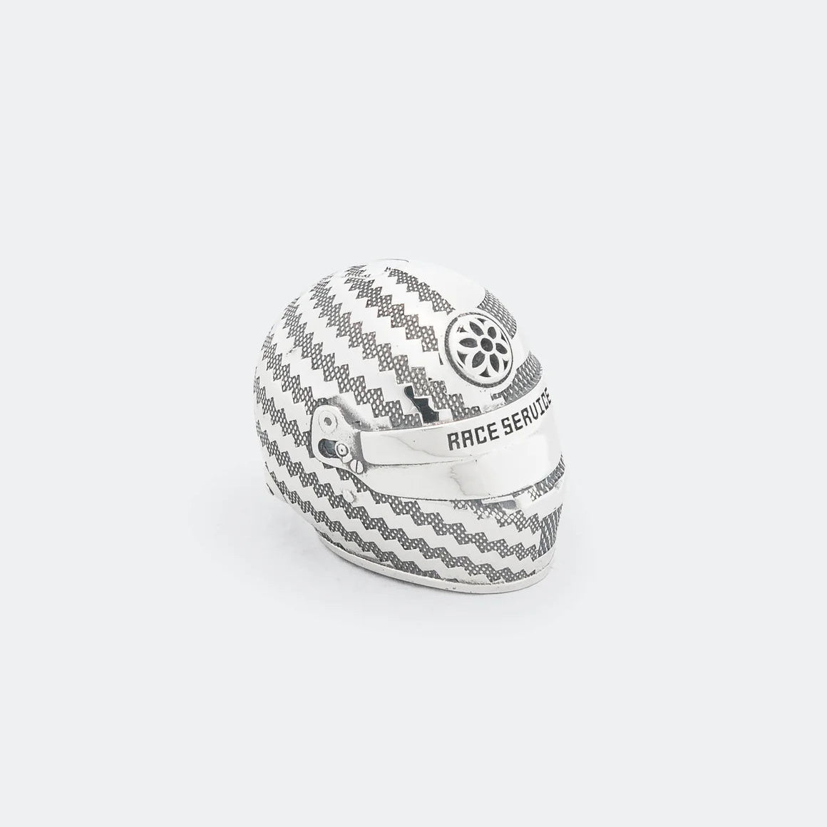 Race Service x Good Art Helmet | Linear Distortion